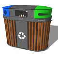 trash can 3d model