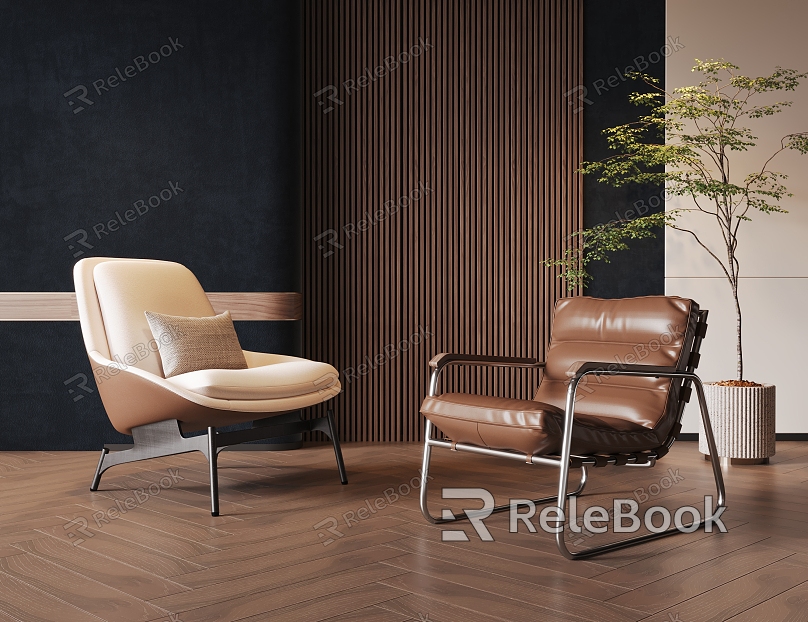 Italian Lounge Chair Leather Lounge Chair Fabric Lounge Chair model