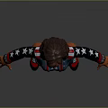 Captain America Themed Action Toy Figure With Blue Red Costume Shorts And Boots