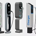 Industrial Electric Vehicle Charger Equipment With Various Modern Designs And Features