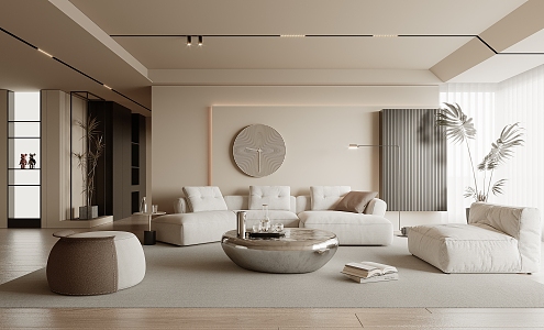 modern living room home living room 3d model