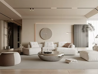 modern living room home living room 3d model