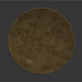 Elegant Copper Round Plate for Home Use with Textured Surface and Modern Design
