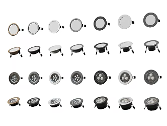 Modern Downlight 3d model