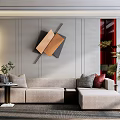 Modern Multiplayer Sofa 3d model