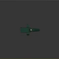 Green Robotic Creature With Legged Structure Antennas And Sensor Parts