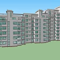 Modern Residential Exterior Design With Multiple Floors Glass Windows Balconies And Green Lawn
