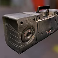 Sony Vintage Boombox With Large Speakers Control Buttons And Cassette Deck