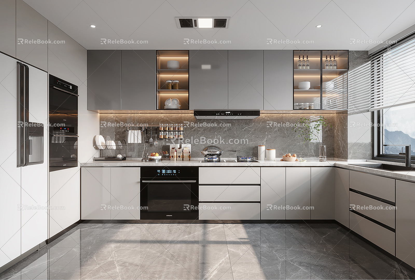 Modern Kitchen 3d model