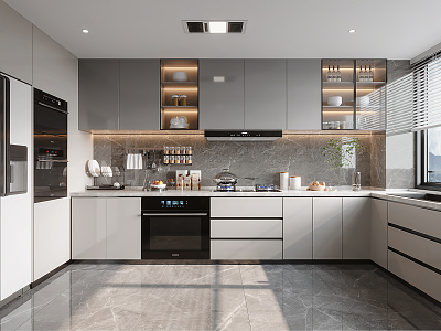 Modern Kitchen 3d model