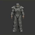 Mech Warrior Mech Soldier Machine Battlearm Mechanical Battlearm Machine Fighter Robot 3d model