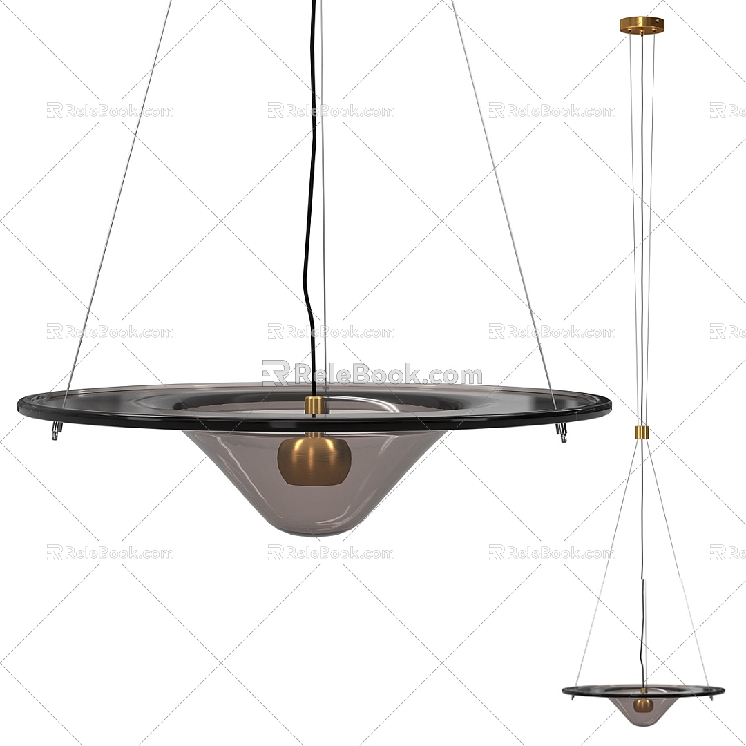 Modern Simple Glass Chandelier Glass Chandelier Decorative Chandelier Simple Chandelier Living Room Chandelier Dining Room Chandelier Hall 3d model