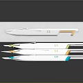 Medical Instruments Disposable Surgical Scalpels With Color Coded Handles And Sterile Packaging