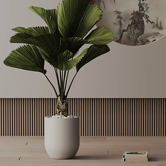 Modern Potted Plant 3d model