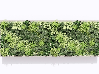 Modern Plant Wall Green Plant Landscape Combination 3d model