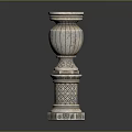 Columns Stone Columns Stone Columns Old Columns Roman Columns Roman Columns Classical Columns Greek Columns 3d model