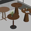 New Chinese Style Side Table Small Coffee Table 3d model