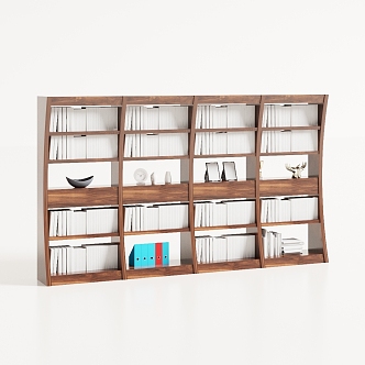 Nordic Study Bookcase 3d model