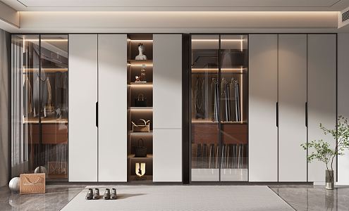 Modern wardrobe 3d model