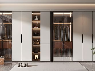 Modern wardrobe 3d model