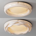 Modern Cream Style Ceiling Lamp Light Luxury Minimalist 3d model