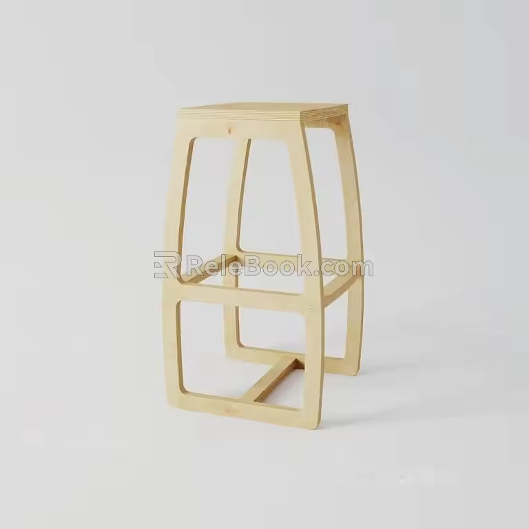 Bar stool 3d model