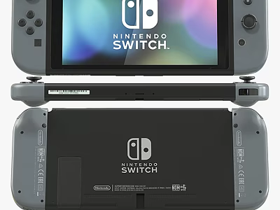 Nintendo Switch Portable Gaming Console With Handheld Design And Screen 3d model