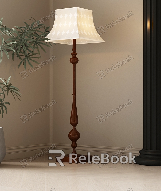 Modern floor lamp model