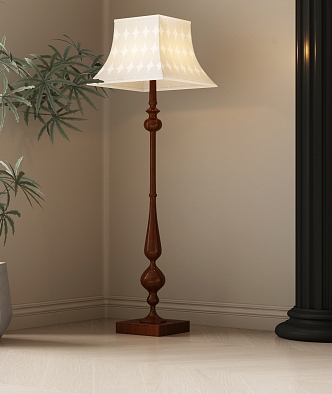 Modern floor lamp 3d model