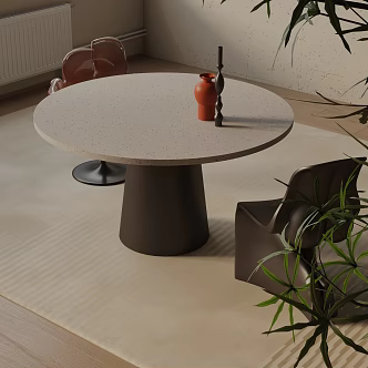 Modern table combination 3d model