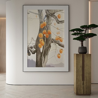 New Chinese Decorative Painting 3d model