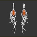 Earrings Earrings Earrings Earrings Jewelry Jewelry Accessories 3d model