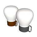 Modern table lamp 3d model