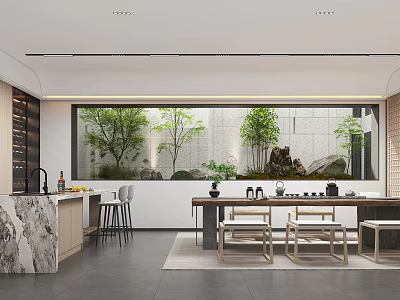 Modern Tea Room 3d model