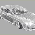 White Luxury Sports Coupe With Two Doors Large Alloy Wheels And Aerodynamic Design