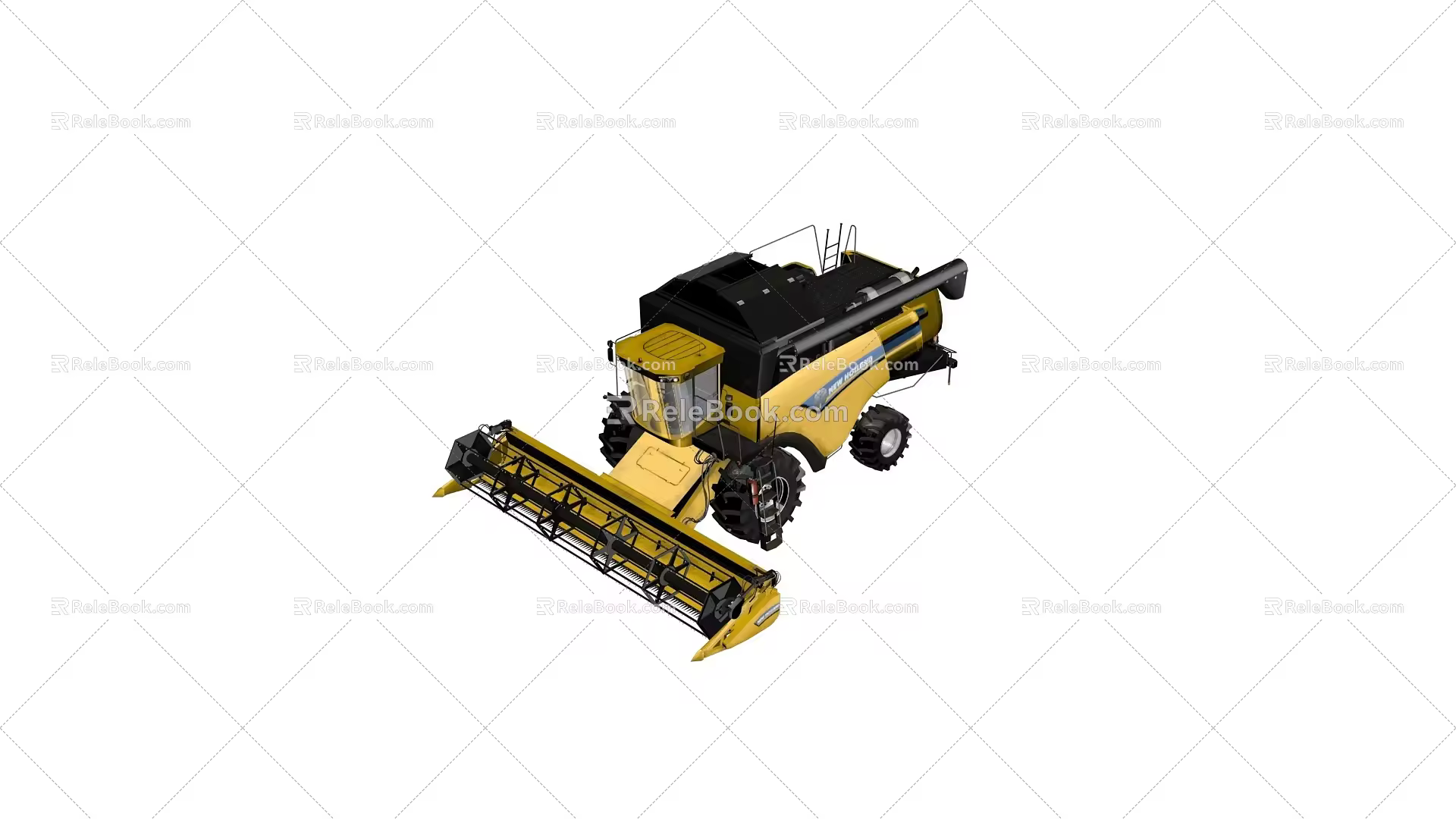 Harvester Agricultural Machinery Automobile Autumn Harvest Machine Multiple File Format 2014250608 3d model