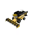 Harvester Agricultural Machinery Automobile Autumn Harvest Machine Multiple File Format 2014250608 3d model