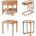 New Chinese style side table 3d model
