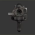 Tactical Sniper Rifle With Metallic Barrel Detailed Stock And Heavy Duty Structure Design