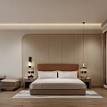 Modern Hotel Guest Room With Twin Beds Brown Headboards Neutral Walls And Pendant Lights
