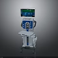 Mobile Medical Monitoring Equipment With Large Display Screen And Control Panel