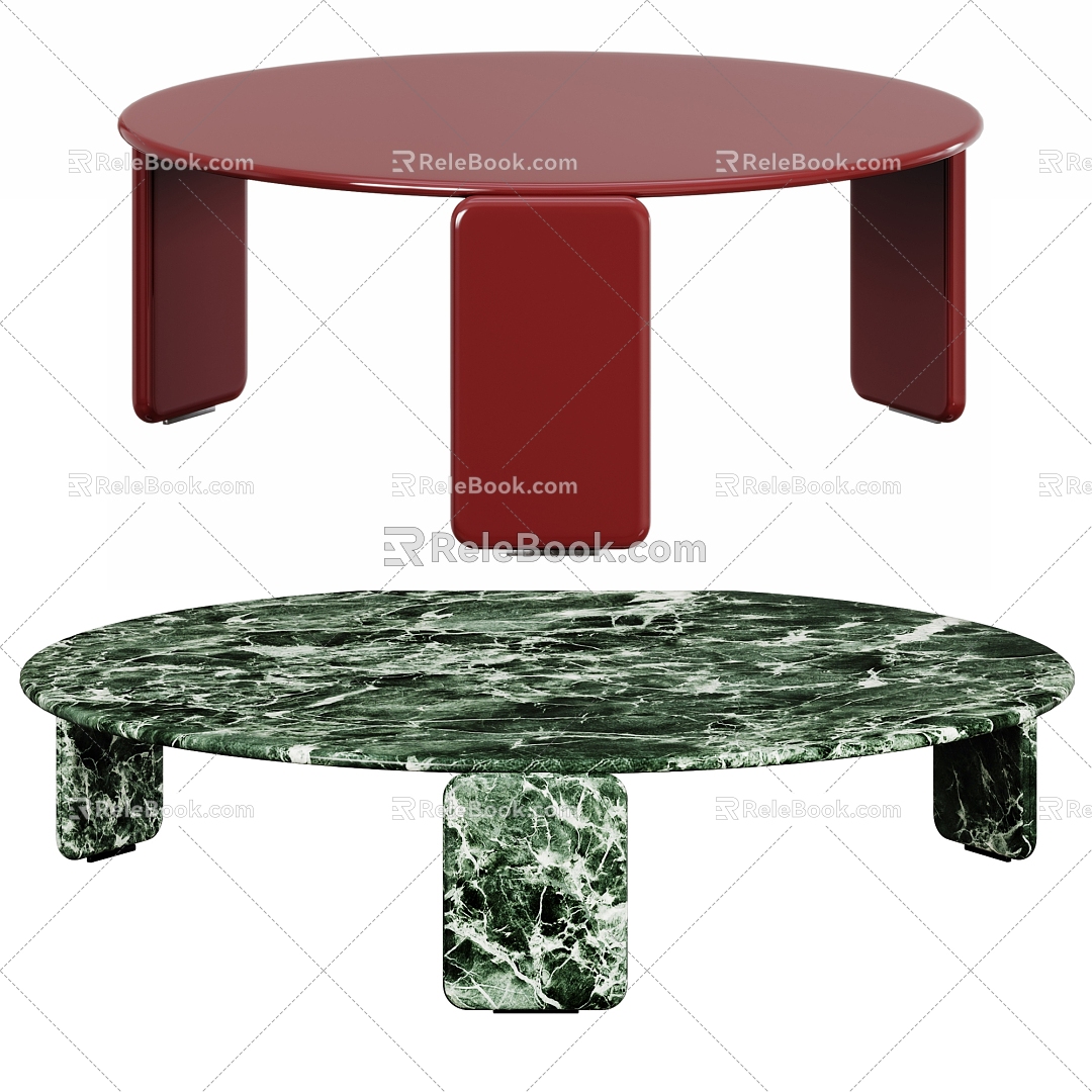 Modern living room coffee table 3d model