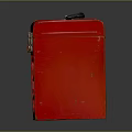 Sturdy Red Metal Toolbox with Multiple Drawers for Hardware Tools Storage 3d model