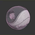 Monitor monitoring head security monitoring surveillance camera security camera remote monitoring 3d model
