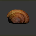 Golden Flaky Croissant With Buttery Layers On Dark Background