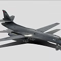 Gray Military Fighter Jet Featuring Extended Wings Tail and Landing Gear