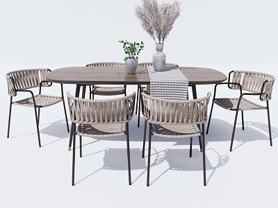 Modern outdoor tables and chairs model