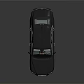 Luxury Black Car With Classic Design And Shiny Reflective Exterior Finish