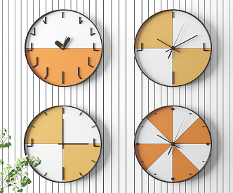 Modern Clock 3d model