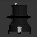 High Quality Black Stage Spotlight With Handle Clear Lens And Metal Frame